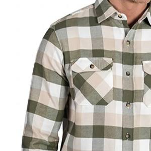 Camisa de Franela Transpirable para Hombre, Totalmente Personalizable, Nueva Moda, Camisa de Franela de Primera Calidad en Oferta a Precio Económico - Product Image 2