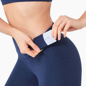 Mallas de algodón de alta calidad para mujer, estampado por sublimación personalizado, pantalones ODM 2024, las mejores medias, bolsillos incluidos, su propio diseño - Product Image 6