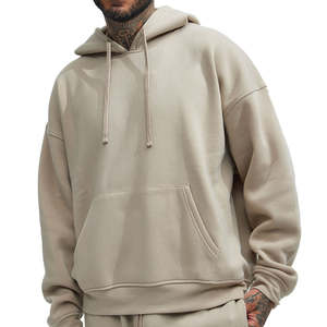 Sudadera con capucha extragrande de lana de algodón estampada con bordado gráfico para la moda de otoño personalizable - Product Image 1