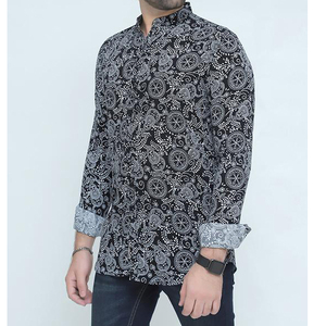 เสื้อแฟชั่นคุณภาพสูงเสื้อยีนส์เข้ารูปลำลองสีฟ้าแขนยาวผ้าคอตตอนเสื้อยีนส์มีสไตล์ทำจากผ้าเดนิมสำหรับผู้ชาย - Product Image 5