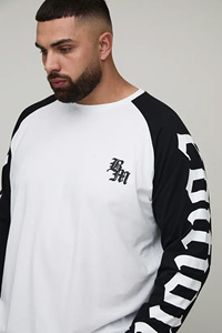 Men's <b>100</b>% Cotton <b>Yarn</b> Dyed Solid 250GSM Long Oversized T-Shirt Customized Premium Sewing Quality Blank Design 2025 Streetwear - Product Image 2
