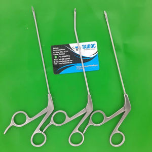 ชุดเครื่องมือผ่าตัดแบบตรง Taidoc Manual Stainless Steel SUTURE RETRIEVER รุ่น Ti-80467 ได้รับการรับรองมาตรฐาน CE ขนาด 3.4 มม. สำหรับมือซ้ายและขวา จำนวน 3 ชิ้น - Product Image 1
