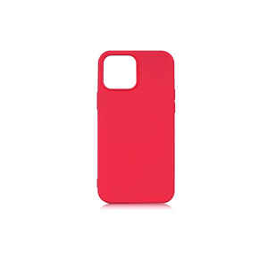 Étui de protection en silicone liquide Netzy Luxury LSR pour iPhone 13 Pro, rouge doux, emballé en vente au détail, coques arrière compatibles A53 A22 - Product Image 1