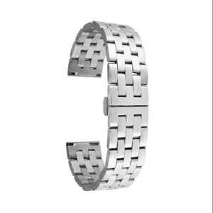 Luxury Professional Unisex Stainless Steel Silver Breathable Lightweight Durable Water-Resistant Adjustable Custom <b>Watch</b> Band - Product Image 1