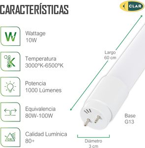 Clar-<span class=keywords><strong>t8</strong></span> <span class=keywords><strong>LED</strong></span> ống 60cm 90cm 120cm 150cm 10W 14W 18W 24W, tiết kiệm năng lượng thay thế cho ống huỳnh quang - Product Image 3