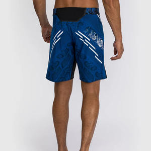 Shorts de Lucha MMA y Boxeo Personalizados al por Mayor para Hombre, Diseño Sólido, Logotipo Frontal Impreso por Transferencia de Calor, Bajo Costo y Precio Económico - Product Image 4