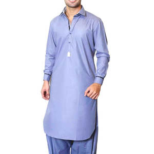 2023 haute qualité hommes Kurta Shalwar Collection pakistanais indien Eid Shalwar Kameez Salwar Kameez robe ensemble - Product Image 3