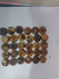 Boutons en corne de buffle de qualité supérieure, polis naturellement, durables, écologiques, au design classique, pour manteaux, vestes, artisanat naturel - Product Image 6