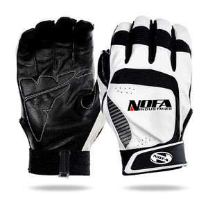 Cuir de haute qualité avec surface en PVC Gants de baseball doux et confortables Vente à chaud Gants de frappeur de baseball professionnels personnalisés - Product Image 6