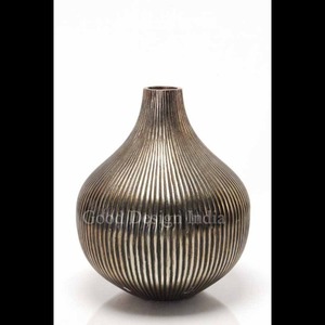 2024 lujo personalizado decoración del hogar Metal esmalte diseño moderno jarrón de Mesa para el hogar y la decoración de la Mesa jarrón de metal jarrón costero - Product Image 2