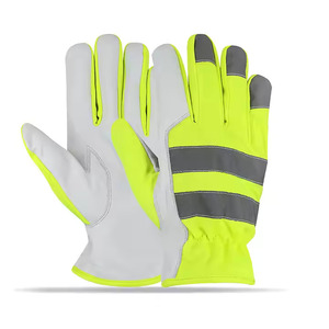 Guantes de seguridad de cuero para soldar con logotipo personalizado con forro suave Resistencia al calor y al desgaste para el trabajo diario - Product Image 3