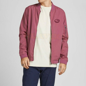 Chaqueta Bomber de PU de alta calidad para hombre con capucha de cuello levantado logotipo personalizado ropa de calle de invierno nuevo diseño tela ligera a prueba de viento - Product Image 3