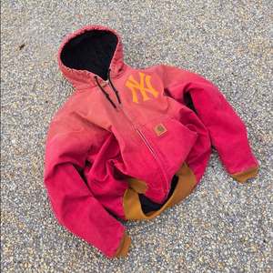 <b>Men</b> Clothing Manufacturer Custom Cropped Boxy <b>Red</b> Sun Faded 500gsm Heavyweight Zip up Jacket Acid Wash <b>Hoodie</b> - Product Image 3