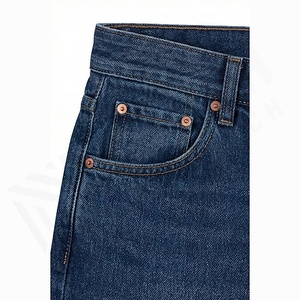 Pantalon en jean ample à taille haute, surdimensionné, délavé, vintage, à jambes larges, déchiré, couleur personnalisée, streetwear - Product Image 5