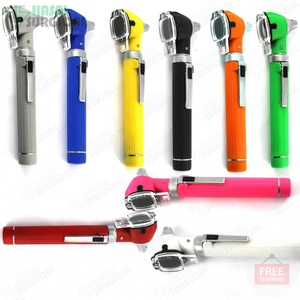 Mini otoscopio de oreja ENT de diagnóstico médico LED profesional, otoscopio de examen de oreja de fibra óptica de bolsillo portátil - Product Image 2