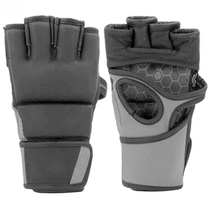 Gants de MMA demi-doigts à paume ouverte pour grappling, arts martiaux mixtes, entraînement léger, taille personnalisée, logo personnalisé - Product Image 1
