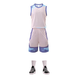 Maillot de basket-ball de qualité supérieure, ensembles de basket-ball imprimés par sublimation, uniformes de basket-ball OEM personnalisés pour hommes - Product Image 5