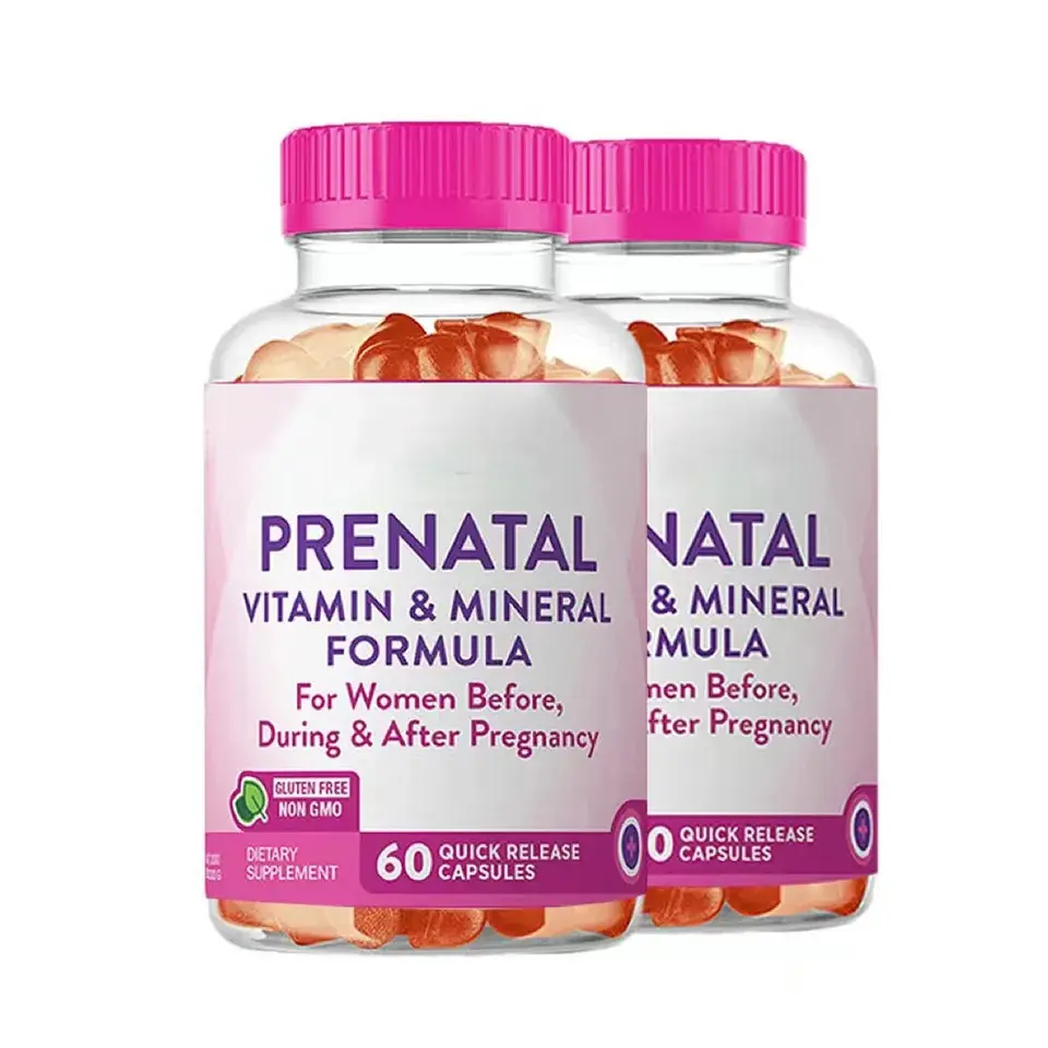 Nhiều Vitamin Và Khoáng Chất Nicotinamide Kẹo Dẻo Axit Folic Trước Khi Sinh Bổ Sung Đồ Ăn Nhẹ Bổ Dưỡng Trong Khi Mang Thai