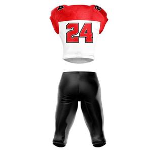 Custom Plus Size Breathable Short Sleeve American Football Jerseys & Uniform <b>Sets</b> Unisex Adult 100% Polyester - Product Image 2
