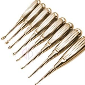 Juego de Curetas Espinales de Acero Inoxidable de 8 Piezas en Oro Rosa, Cuchara Afilada Volkmann, Herramientas Quirúrgicas Manuales Reutilizables JIMED SURGICAL - Product Image 4