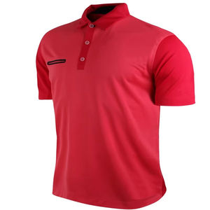 Polos de manga corta de algodón y poliéster personalizados para hombres, polos cortos de golf informales de negocios - Product Image 6
