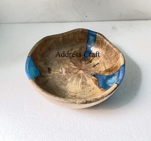 Ensemble de vaisselle en bois et résine époxy de style américain, de qualité supérieure, fait à la main, écologique, durable, sans plomb, pour les fêtes - Product Image 2