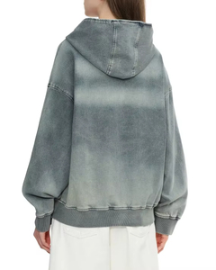Sudadera con Capucha de Moda Urbana Vintage, Lavada al Ácido, con Logotipo Bordado, 100% Algodón, para Hombre, Novedad 2026 - Product Image 2