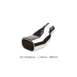 Nuevo Terminal Rectangular Simoni Racing ID 66mm Cromado de Acero Inoxidable TRX/62 para Reemplazo/Reparación - Product Image 1
