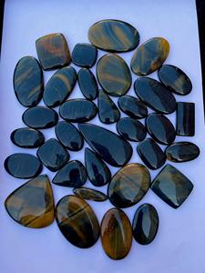 Piedras preciosas de cabujón de ojo de tigre múltiples naturales hechas a mano de alta calidad pulidas sueltas para joyería y artesanía - Product Image 4