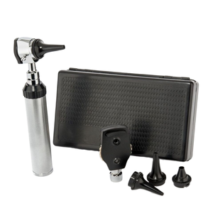 Ensemble d'otoscope et d'ophtalmoscope vétérinaire pour examen professionnel, mini otoscope, canules, instruments de diagnostic ORL, CE - Product Image 1