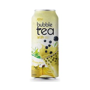 Rita 330ml Bubble Milk Drink Banana Tropical <b>Fruit</b> Flavor Rich in Nutrients Dried Style <b>Vegetable</b> <b>Juice</b> - Product Image 1