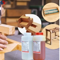 Kekuatan ikatan yang baik perekat kayu dua komponen Epoxy Resin AB lem untuk perakitan kayu