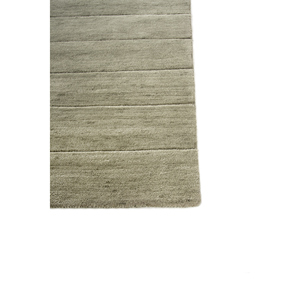 พรมขนสัตว์ถักมือสีเขียว Sthir รุ่น AR-5002 ลายเรขาคณิตนามธรรมรูปสี่เหลี่ยมผืนผ้า ขนาดใหญ่ สำหรับตกแต่งบ้าน ทางเข้าบ้าน ห้องนั่งเล่น และโถงทางเดิน - Product Image 3