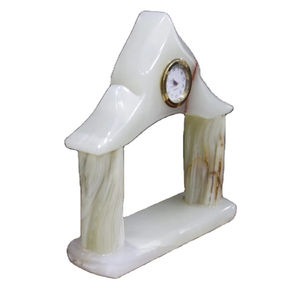 Intage-Reloj de mesa de mármol con cerradura, reloj de mesa para decoración del hogar - Product Image 2