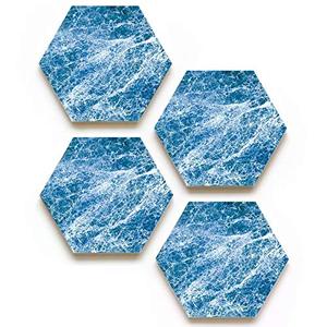 Ensemble de dessous de verre de thé en marbre de style unique meilleurs centres de table de qualité pour hôtel restaurant sous-verre de thé au design moderne - Product Image 4