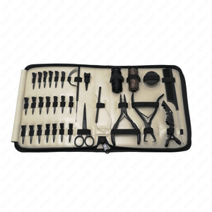 Kit d'extension de cheveux Ultimate Micro Links 25/26 - Pince en acier de qualité supérieure, résultats parfaits, noir, extension de cheveux personnalisable 2025 - Product Image 1