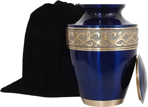 โกศโลหะพร้อมไม้โกศใส่เถ้ากระดูกดีไซน์คลาสสิก - Product Image 3