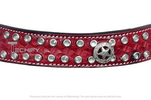 Headstall fait en cuir pur occidental de qualité supérieure avec des Headstalls de course de baril de collier de poitrine au prix de vente en gros - Product Image 2