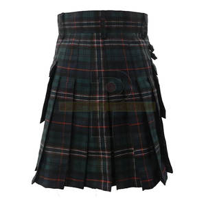2023 Kilt Tartan traditionnel écossais pour hommes 6 Yards coton/Polyester séchage rapide confortable taille et couleur personnalisées - Product Image 4