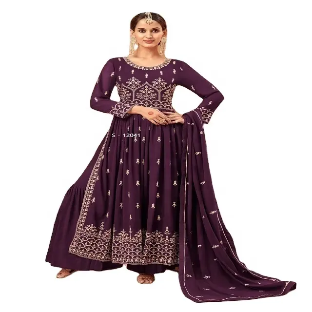 جودة ممتازة فستان باكستاني غير رسمي بدلات سلوار كميز لارتداء الحفلات من المورد الهندي النساء الباكستانية