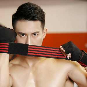 Best Selling Neoprene Half-Finger Gym Fitness Workout Gloves with <b>Wrist</b> Wrap Palm Protection for Exercise Weight Lifting - Product Image 3