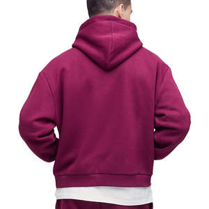 Sweat-shirt unisexe en coton 100% 450 GSM, sweat-shirt à capuche zippé surdimensionné, graphique personnalisé vintage - Product Image 3