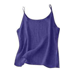Mejor oferta para mujer sin mangas tejido cuello redondo tanque Cami Color sólido alta calidad Hogar y vestido de noche Bangladesh hecho precio de fábrica - Product Image 3