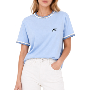 women's <b>shirt</b> Women Cotton <b>T</b> <b>Shirt</b> Short Sleeve Crew Neck Casual Basic Tee Soft Breathable Custom Logo Blank Fashion Top Bulk - Product Image 1