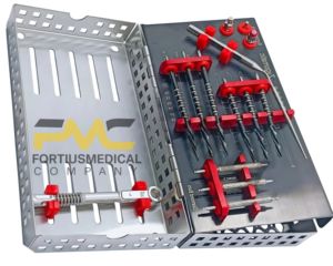 Kit chirurgical zygométrique premium pour implants dentaires, outils chirurgicaux professionnels en acier, réutilisables, procédures d'implantation zygométrique - Product Image 3