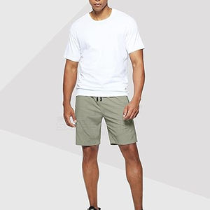 Private Label Custom <b>Men's</b> Fitness Sport <b>Shorts</b> New High Street Style Solid Pattern <b>Lightweight</b> Anti-Wrinkle Eco-Friendly Cotton - Product Image 5