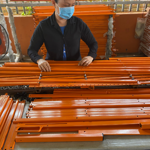 <b>Single</b> Folding Security Gate Dual Foot High Strength Steel Construction Vietnam Manufacturer ISO Sedex Certified OEM Export - Product Image 4