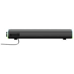 GXT 620 Axon Black <b>Sound</b> <b>Bar</b> 6W 2.0 Channel Mini Jack 3.5mm For PC Gaming - Product Image 4