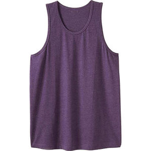 Cheap Price Breathable Quick Dry Training Gym Singlets Men Short Sleeve Solid Slim Made Pakistan Cotton/<b>Bamboo</b> <b>Fiber</b> Tank Tops - Product Image 1