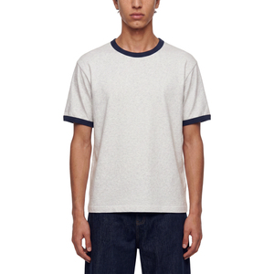 Unisex Heavyweight Hip Hop <b>Ringer</b> <b>T</b>-<b>Shirt</b> with Screen Printed Graphics - Product Image 3